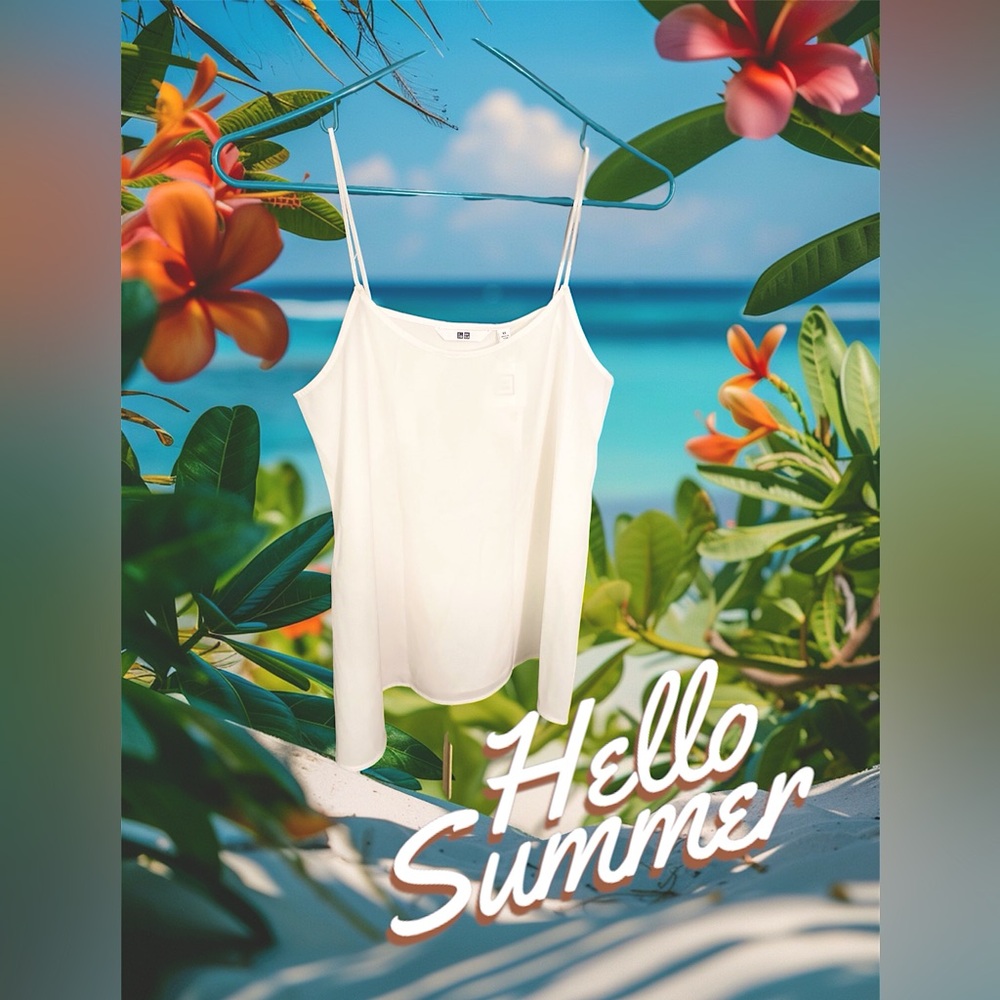 New with tags - breezy, off-white cami